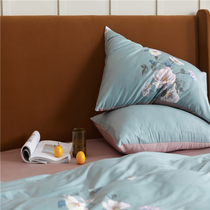 91家纺网 家纺一手货源 找家纺 优然居 2021新款春夏新款活性印花 沉璧清