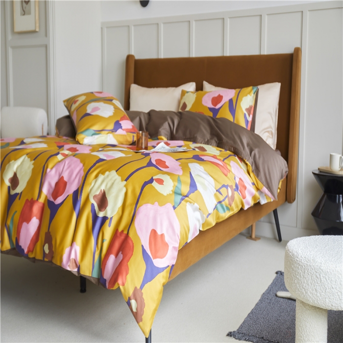 91家纺网 家纺一手货源 找家纺 优然居 2021新款春夏新款活性印花 朝阳