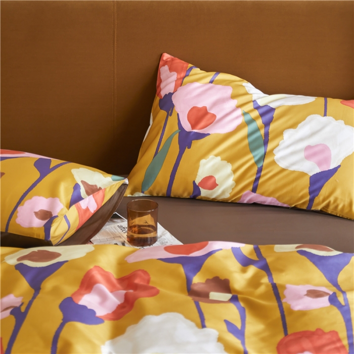 91家纺网 家纺一手货源 找家纺 优然居 2021新款春夏新款活性印花 朝阳