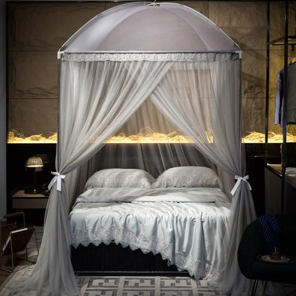 91家纺网 家纺一手货源 找家纺 （总）飞轮海蚊帐 新款落地铁艺烤漆支架蚊帐-ML98