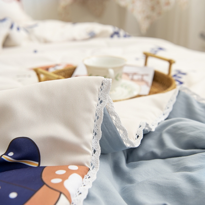 91家纺网 家纺一手货源 找家纺 慕尚 2025新款水洗棉夏被 超酷熊