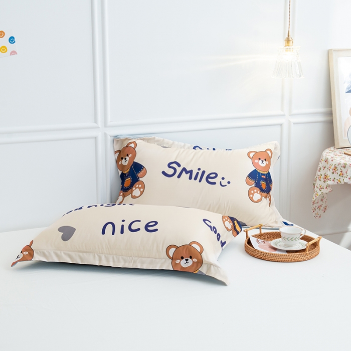 91家纺网 家纺一手货源 找家纺 慕尚 2025新款水洗棉夏被 超酷熊