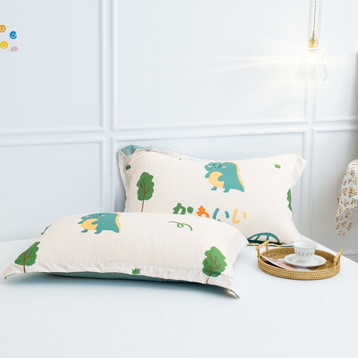 91家纺网 家纺一手货源 找家纺 慕尚 2025新款水洗棉夏被 萌萌恐龙