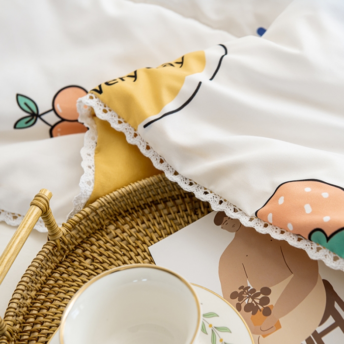 91家纺网 家纺一手货源 找家纺 慕尚 2025新款水洗棉夏被 萌熊