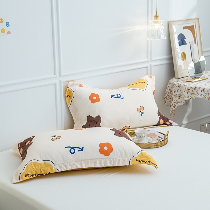 91家纺网 家纺一手货源 找家纺 慕尚 2025新款水洗棉夏被 萌熊