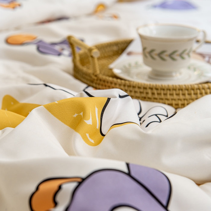 91家纺网 家纺一手货源 找家纺 慕尚 2025新款水洗棉夏被 奇幻星球