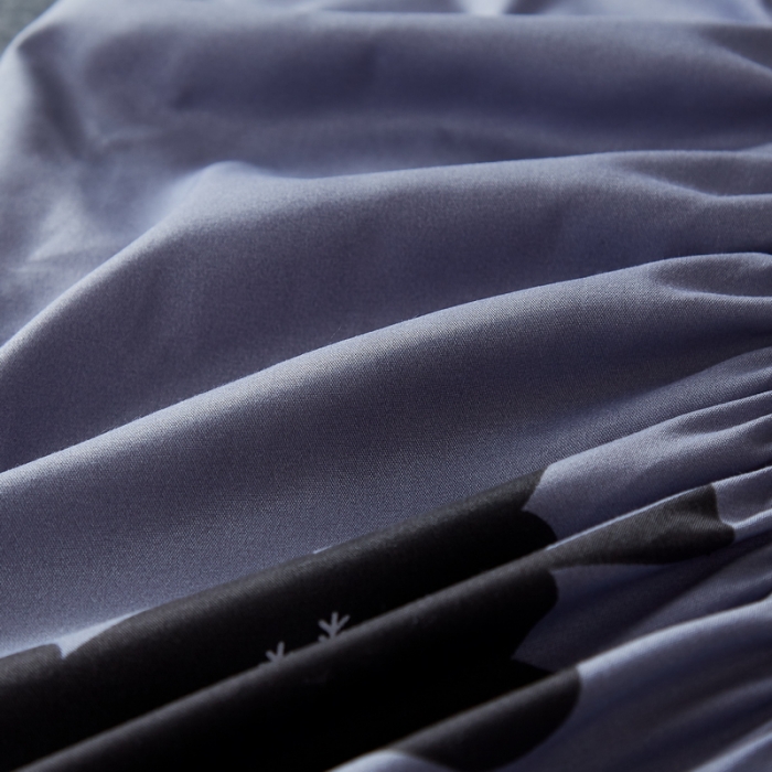 91家纺网 家纺一手货源 找家纺 花言狐语 2025新款水洗棉防水隔尿夹棉床笠 摩登森林