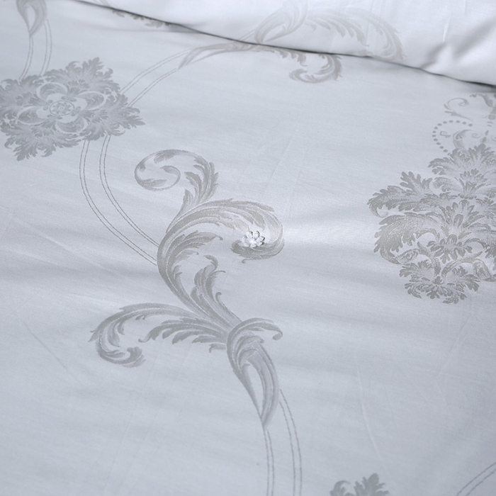 91家纺网 家纺一手货源 找家纺 金同成 2025新款60支长绒棉蚕丝被 灰色