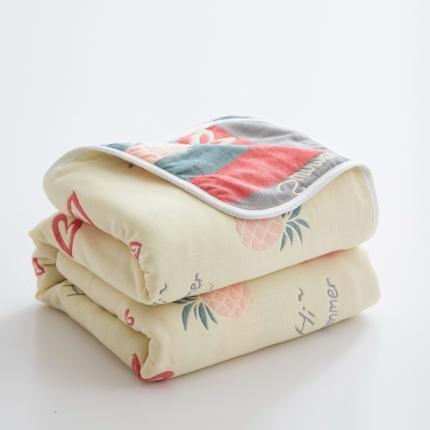 91家纺网 家纺一手货源 找家纺 （总）爱港 2023新款专版全棉纱布六层毛巾被