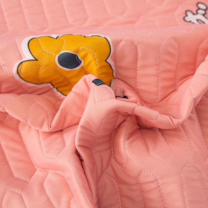 91家纺网 家纺一手货源 找家纺 纽缦家纺 2021新款凉感丝乳胶凉席可拆卸床裙款三件套 东洋之花-玉