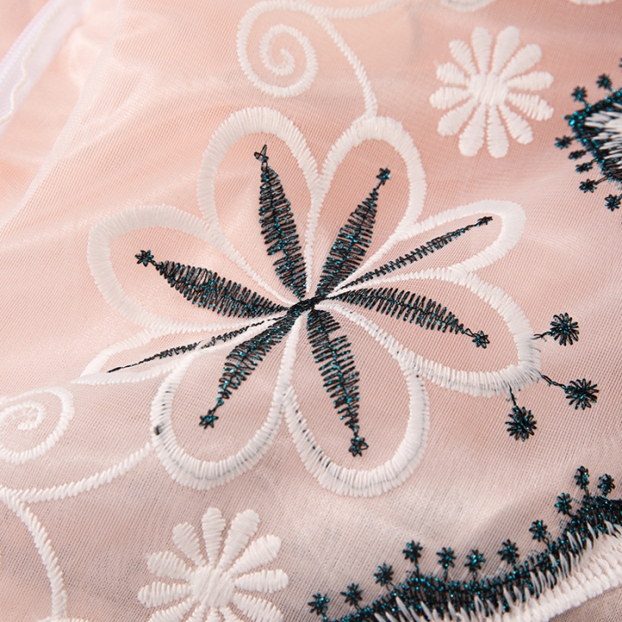 91家纺网 家纺一手货源 找家纺 纽缦家纺 2021新款凉感丝乳胶凉席可拆卸床裙款三件套 开心花语玉