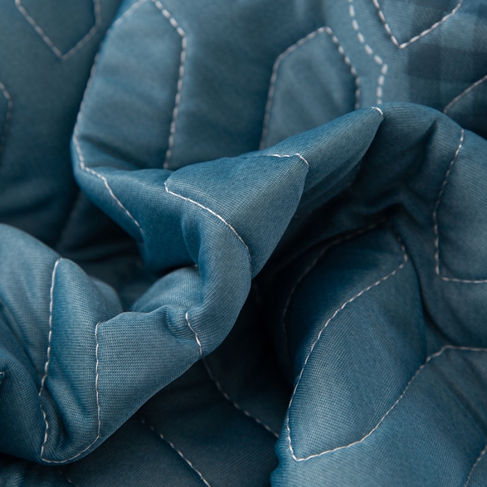 91家纺网 家纺一手货源 找家纺 纽缦家纺 2021新款凉感丝乳胶凉席可拆卸床裙款三件套 英伦风情（兰）