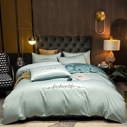 91家纺网 家纺一手货源 找家纺 （总）慕色2021新款40支全棉长绒棉四件套