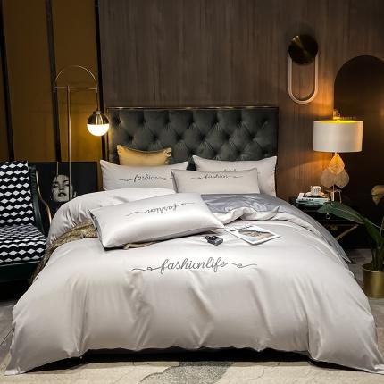 91家纺网 家纺一手货源 找家纺 （总）慕色2021新款40支全棉长绒棉四件套