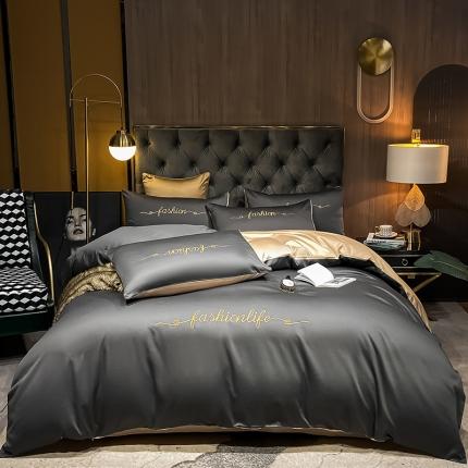 91家纺网 家纺一手货源 找家纺 （总）慕色2021新款40支全棉长绒棉四件套