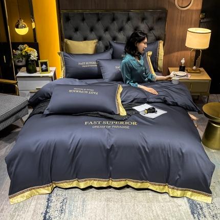 91家纺网 家纺一手货源 找家纺 （总）ab家纺 2021新款40s全棉刺绣四件套