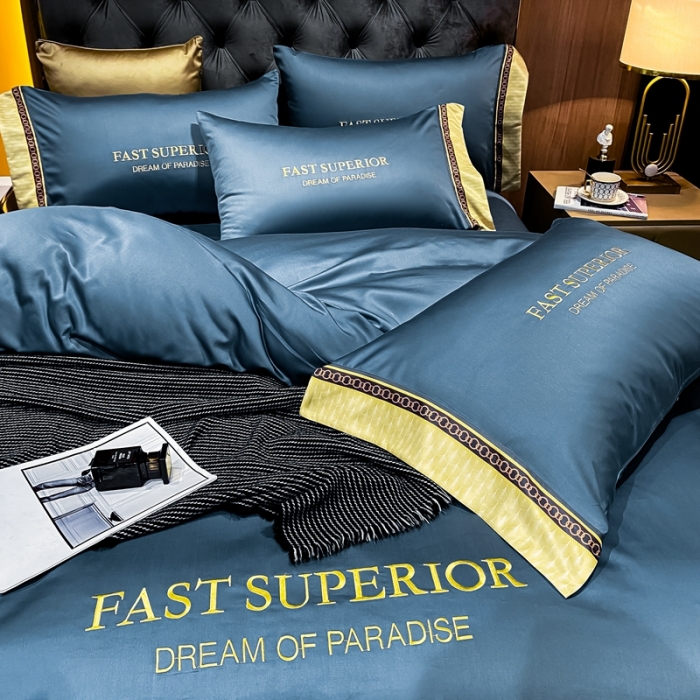 91家纺网 家纺一手货源 找家纺 （总）ab家纺 2021新款40s全棉刺绣四件套