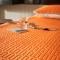 91家纺网 家纺一手货源 找家纺 科普达床垫 2021新款纯色乳胶凉席哈伦系列  爱玛橙