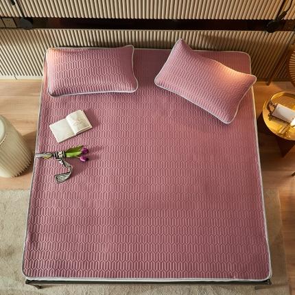 科普达床垫 2021新款纯色乳胶凉席哈伦系列 浅豆沙
