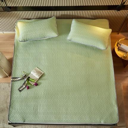 科普达床垫 2021新款纯色乳胶凉席哈伦系列  清新绿