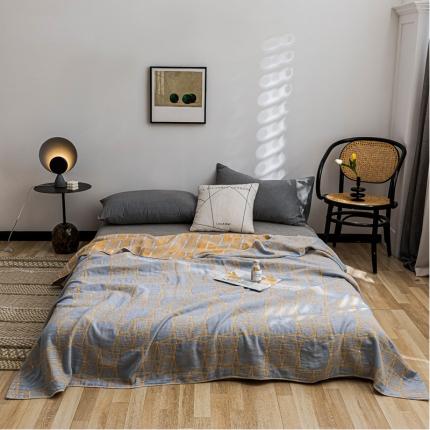 91家纺网 家纺一手货源 找家纺 （总）朴尔 2021新款主推三层水洗棉纱布毛巾被