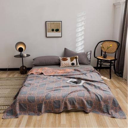 91家纺网 家纺一手货源 找家纺 （总）朴尔 2021新款主推三层水洗棉纱布毛巾被