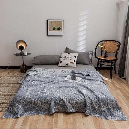 91家纺网 家纺一手货源 找家纺 （总）朴尔 2021新款主推三层水洗棉纱布毛巾被