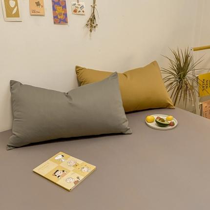 91家纺网 家纺一手货源 找家纺 （总）蓝巢 2021新款全棉水洗棉混搭款枕套一对