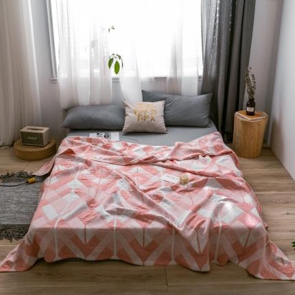 91家纺网 家纺一手货源 找家纺 （总）朴尔 2021爆款三层水洗棉全棉纱布毛巾被