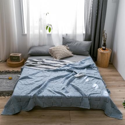 91家纺网 家纺一手货源 找家纺 （总）朴尔 2021爆款三层水洗棉全棉纱布毛巾被