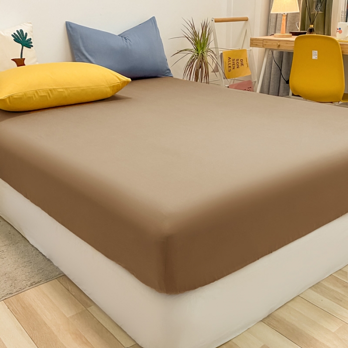 91家纺网 家纺一手货源 找家纺 蓝巢 2021新款全棉水洗棉混搭款单床笠太妃糖