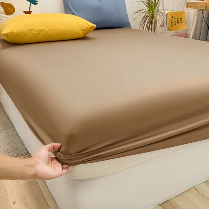 91家纺网 家纺一手货源 找家纺 蓝巢 2021新款全棉水洗棉混搭款单床笠太妃糖