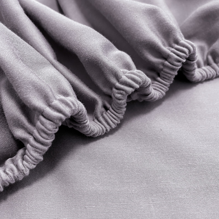 91家纺网 家纺一手货源 找家纺 蓝巢 2021新款全棉水洗棉混搭款单床笠紫灰