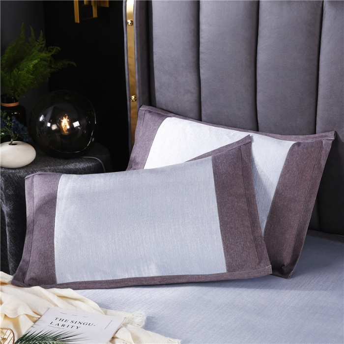 91家纺网 家纺一手货源 找家纺 青竹苑 2021新款600D三明治素色冰丝凉席 蓝色