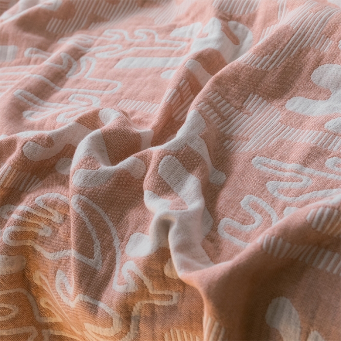 91家纺网 家纺一手货源 找家纺 朴尔 2021爆款三层水洗棉全棉纱布毛巾被