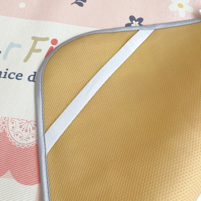 91家纺网 家纺一手货源 找家纺 川悦生活 直播供货2021新款小清新大版冰丝席卡通凉席三件套花花世界