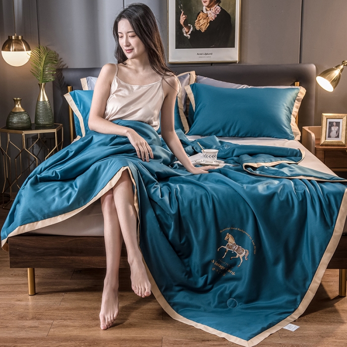 91家纺网 家纺一手货源 找家纺 （总）慕尚 2025新款天丝抗菌被夏被