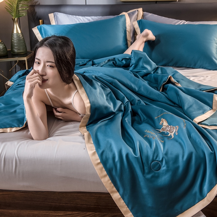 91家纺网 家纺一手货源 找家纺 （总）慕尚 2025新款天丝抗菌被夏被