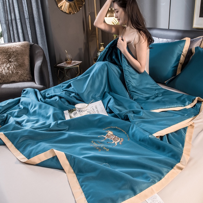 91家纺网 家纺一手货源 找家纺 （总）慕尚 2025新款天丝抗菌被夏被