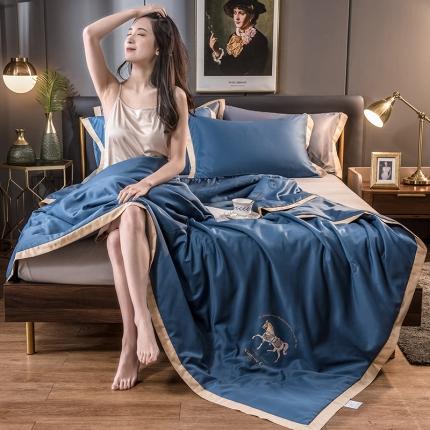 慕尚 2025新款天丝抗菌被夏被 乔治-蓝