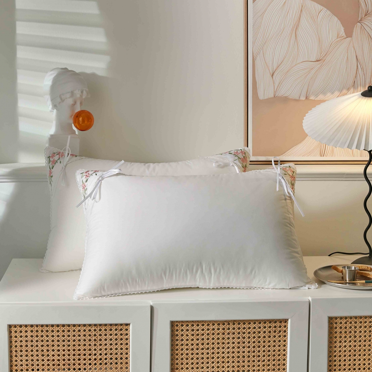 91家纺网 家纺一手货源 找家纺 （总）赛格时代家居 枕芯   全棉立体羽丝绒枕芯