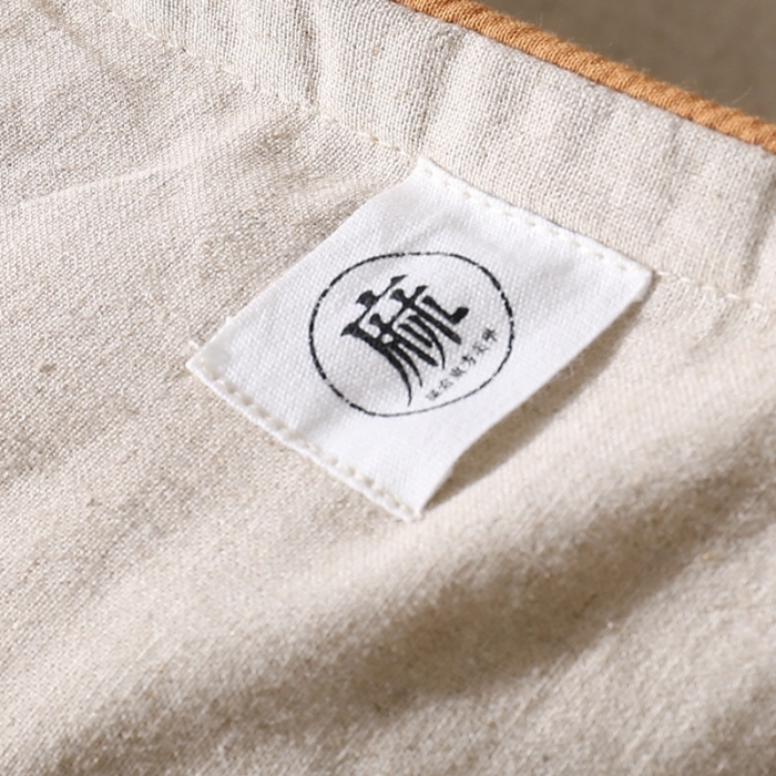 91家纺网 家纺一手货源 找家纺 简家居 2021新款55%亚麻45%棉四件套 一味橘