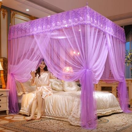 91家纺网 家纺一手货源 找家纺 （总）迷仙巢家纺2022新款蕾丝宫廷落地蚊帐-C20小鹿情缘