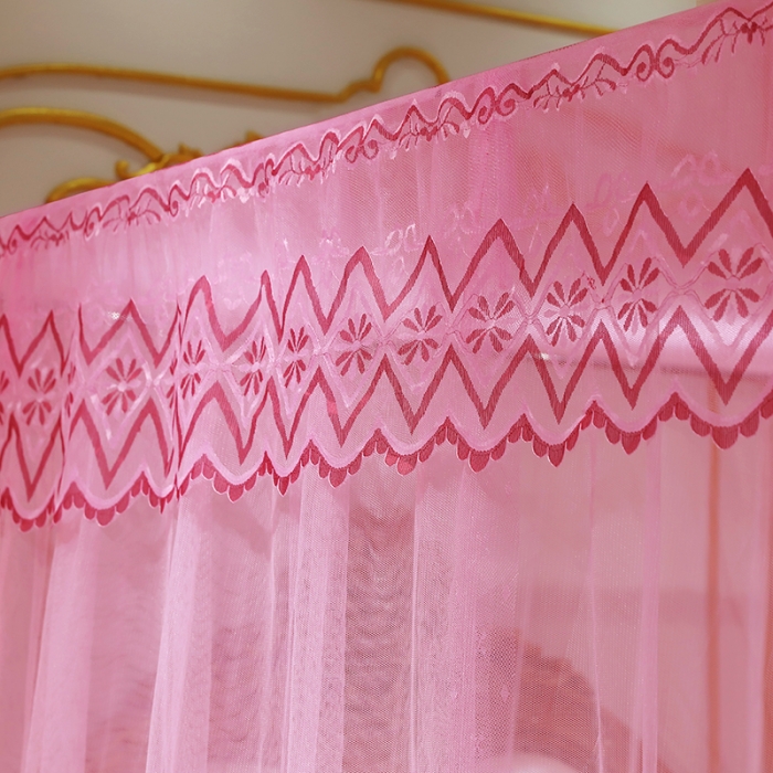 91家纺网 家纺一手货源 找家纺 （总）迷仙巢家纺 2021新款蕾丝宫廷落地蚊帐-格调人生