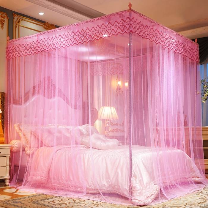 91家纺网 家纺一手货源 找家纺 （总）迷仙巢家纺 2021新款蕾丝宫廷落地蚊帐-格调人生