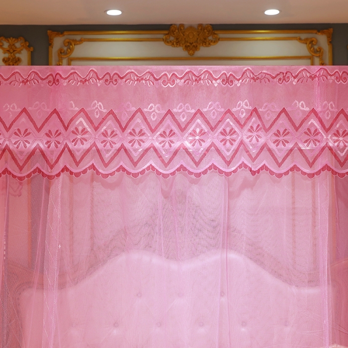 91家纺网 家纺一手货源 找家纺 （总）迷仙巢家纺 2021新款蕾丝宫廷落地蚊帐-格调人生