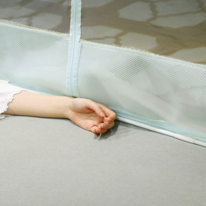 91家纺网 家纺一手货源 找家纺 （总）迷仙巢家纺 2022新款坐床宫廷蚊帐-B10孔雀公主