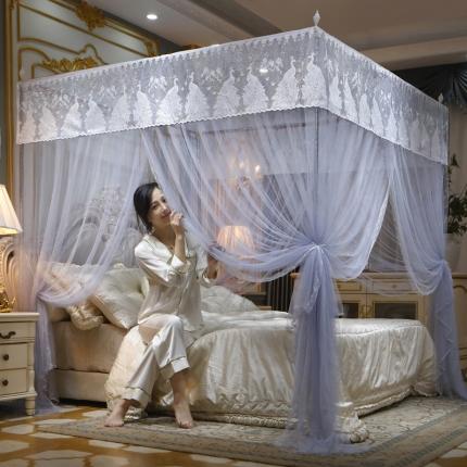 91家纺网 家纺一手货源 找家纺 （总）迷仙巢家纺 新款宫廷三开门落地蚊帐-C70风华绝代