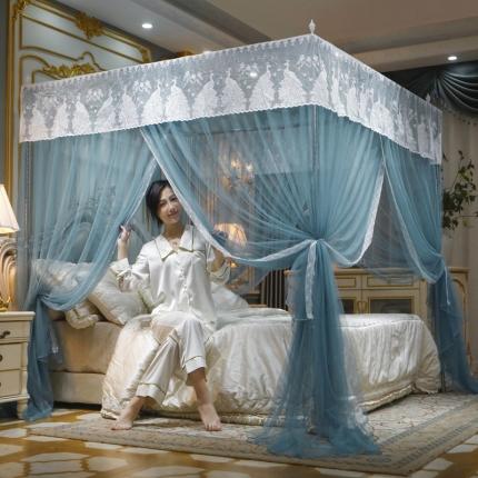 91家纺网 家纺一手货源 找家纺 （总）迷仙巢家纺 新款宫廷三开门落地蚊帐-C70风华绝代