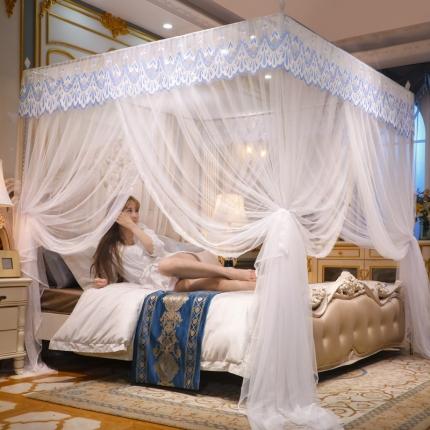 91家纺网 家纺一手货源 找家纺 （总）迷仙巢家纺 2022新款落地宫廷蚊帐-C60粉黛佳人